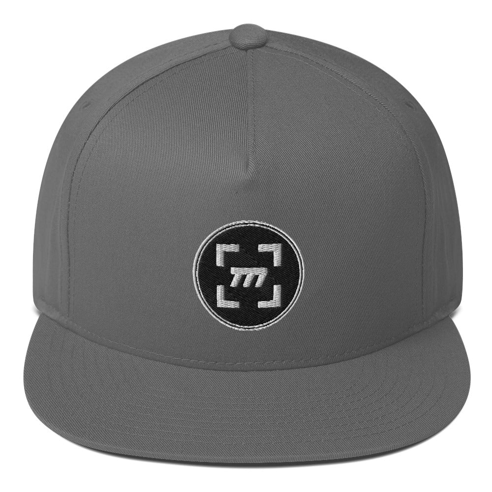 Logo Flat Bill Cap