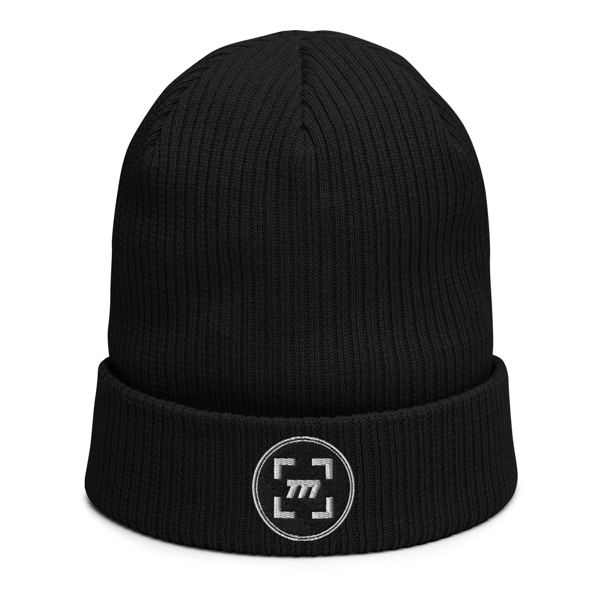 Logo Organic ribbed beanie