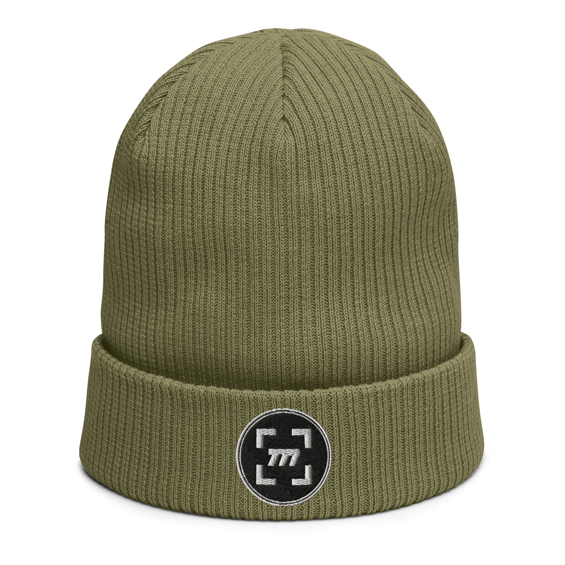 Logo Organic ribbed beanie