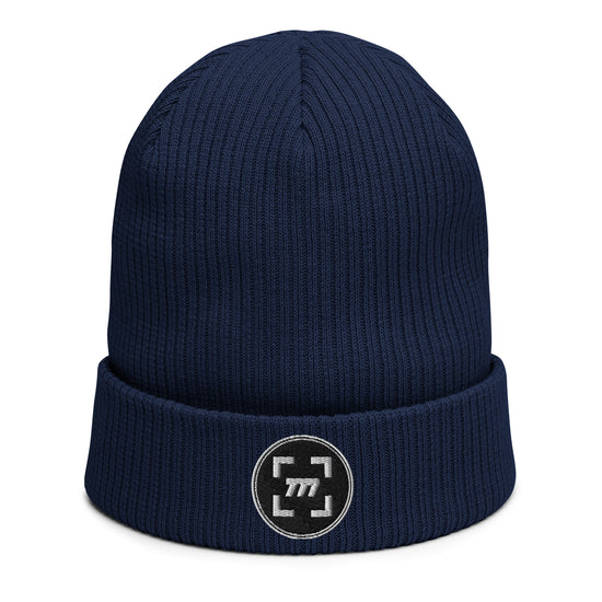 Logo Organic ribbed beanie
