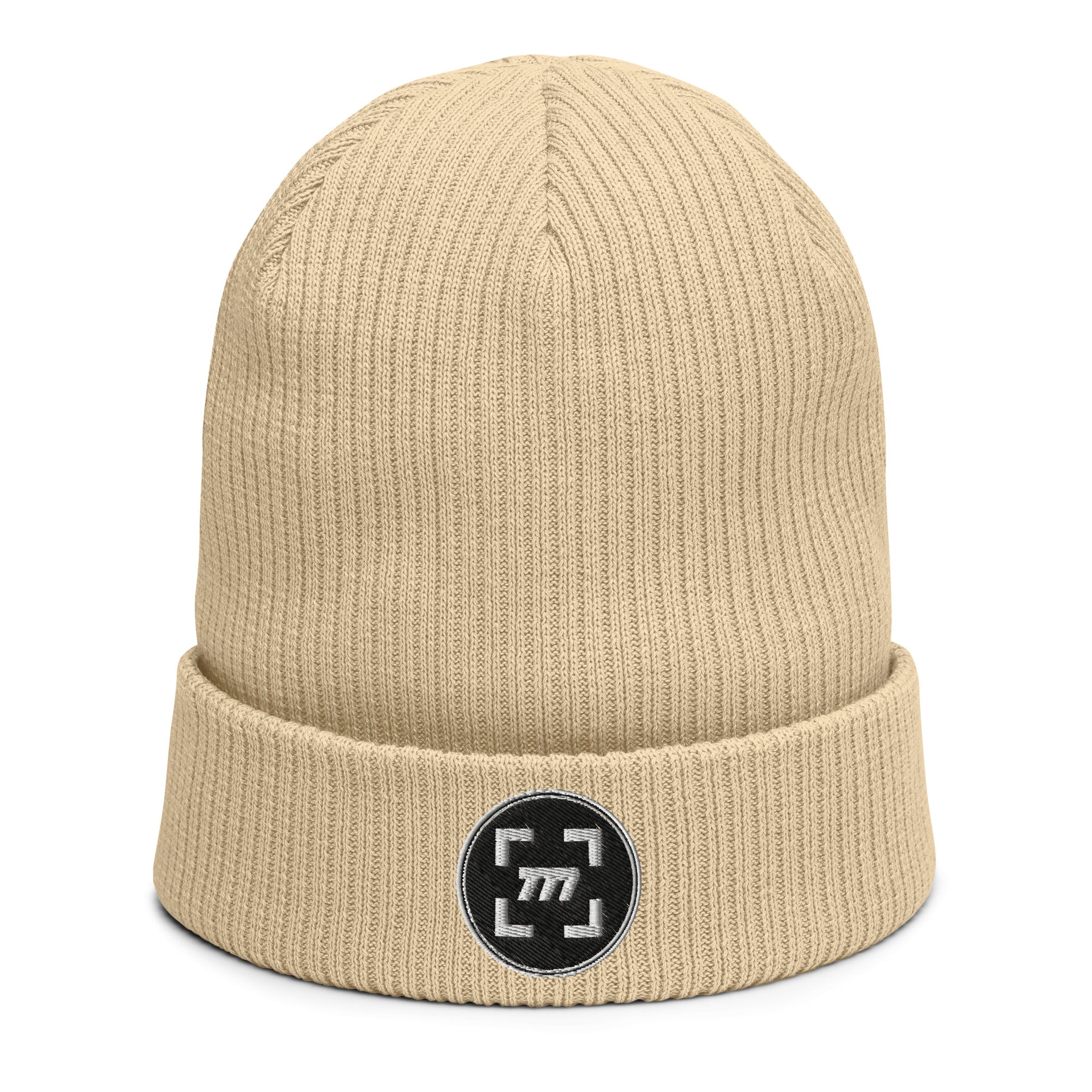 Logo Organic ribbed beanie